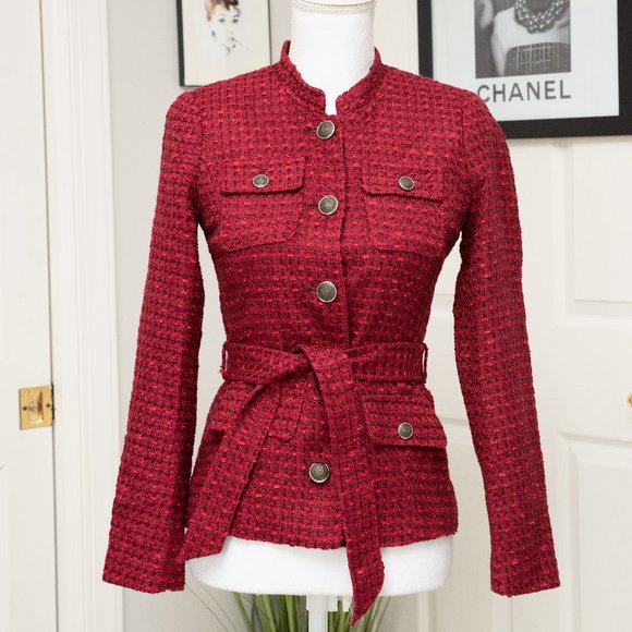 white house black market tweed jacket